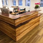 custom reception desk maker and installer pinecrest fl